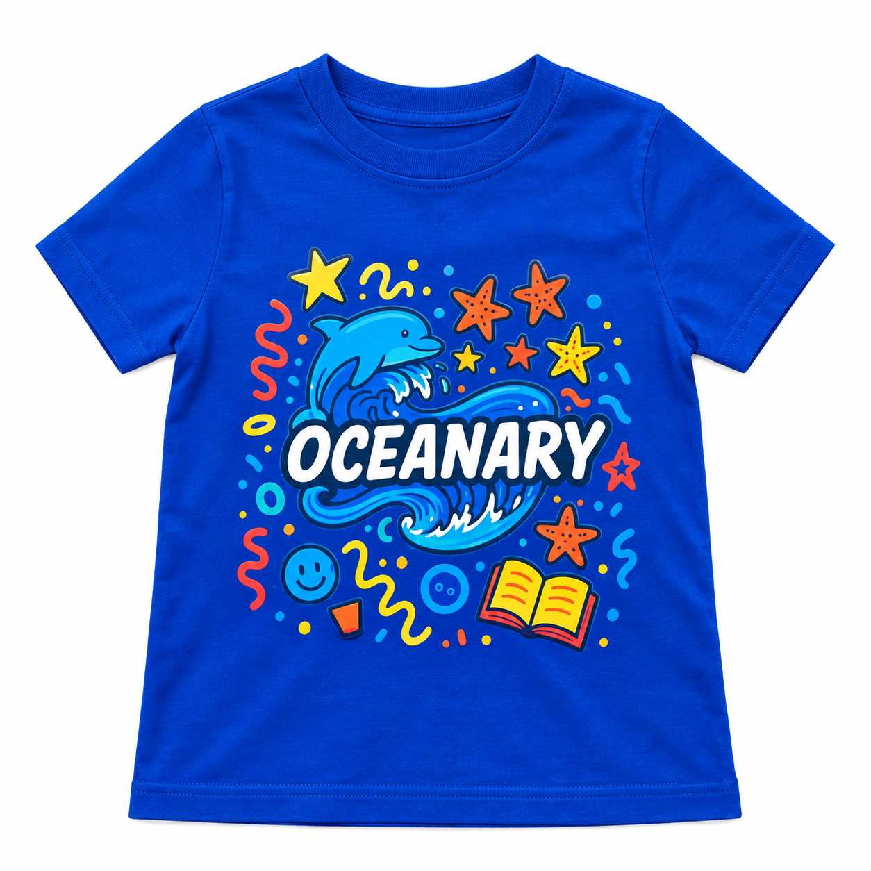 Wave Rider Tee in Ocean Blue